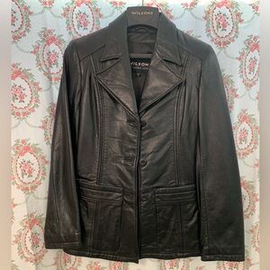 Vintage (2000) Wilson’s Lambskin Leather Jacket